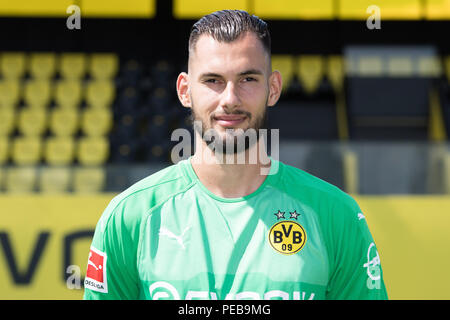 Dortmund, Allemagne. 10 août, 2018. gardien Eric OELSCHLAEGER (NE), portrait de mi-longueur, football 1. Bundesliga, le Borussia Dortmund (NE), appuyez sur date 10/08/2018 à Dortmund/Allemagne. ¬ | Conditions de crédit dans le monde entier : dpa/Alamy Live News Banque D'Images