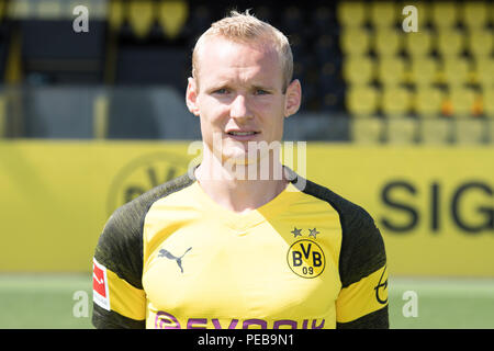 Dortmund, Allemagne. 10 août, 2018. Sebastian RODE (N), portrait de mi-longueur, football 1. Bundesliga, le Borussia Dortmund (NE), appuyez sur date 10.08.2018 à Dortmund/Allemagne. ¬ | Conditions de crédit dans le monde entier : dpa/Alamy Live News Banque D'Images