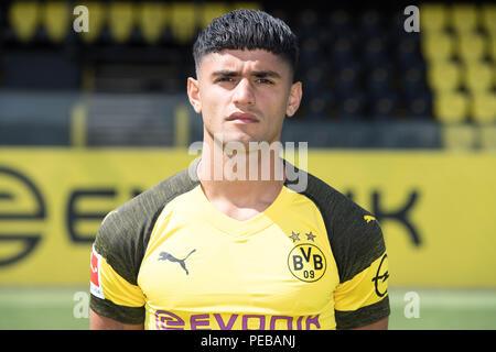 Dortmund, Allemagne. 10 août, 2018. Mahmoud DAHOUD (NE), Portrait, football 1. Bundesliga, le Borussia Dortmund (NE), appuyez sur date 10.08.2018 à Dortmund/Allemagne. ¬ | Conditions de crédit dans le monde entier : dpa/Alamy Live News Banque D'Images