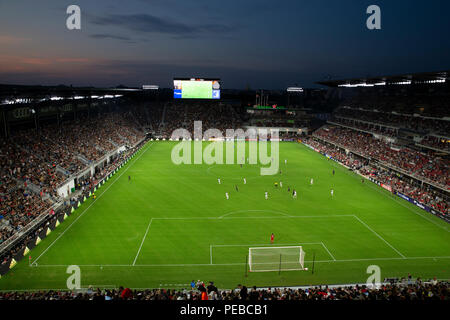 Washington, United States. 14 juillet, 2018. Champ d'Audi est visible pendant le jeu entre D.C. United et les Whitecaps de Vancouver à Audi a déposé à Washington, DC Le 14 juillet 2018. C'est DC D.C. United's premier jeu à Audi. Crédit : l'accès Photo/Alamy Live News Banque D'Images