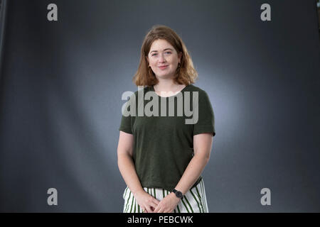 Edinburgh, Royaume-Uni. 14 août, 2018. Sarah Moss (à gauche) & Fiona Mozley, photographié à l'Edinburgh International Book Festival. Edimbourg, Ecosse. Photo par Gary Doak / Alamy Live News Banque D'Images