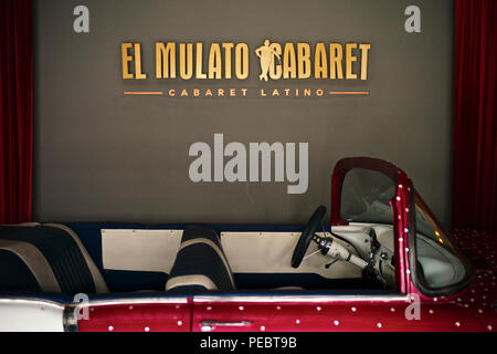 El Mulato Latin Cabaret Banque D'Images