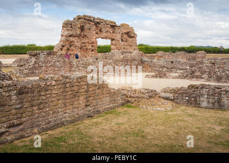 Wroxeter's bathhouse, Shropshire, Angleterre Banque D'Images