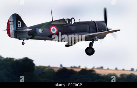 Le Curtiss P-36 Hawk, aussi connu sous le Curtiss Hawk Model 75, est un avion de chasse conçu et construit des années 1930 et 1940. Banque D'Images