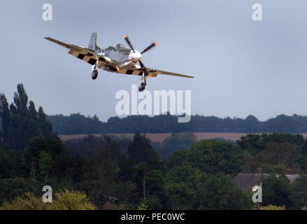 Le North American Aviation P-51 Mustang est un American long-range, chasseur monoplace chasseur-bombardier et utilisé pendant la Seconde Guerre mondiale et la guerre de Corée Banque D'Images