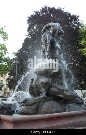 Fontaine de déluge à Bydgoszcz (Potop Fontanna) Banque D'Images