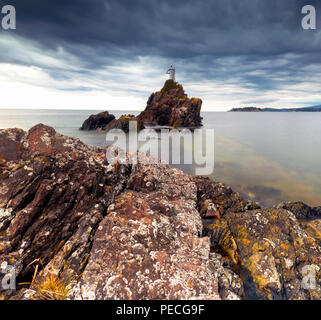 Les belles plages et les couchers de Bowen Island BC Canada Cape Roger Curtis Phare et les scenic Fine art Photography Banque D'Images