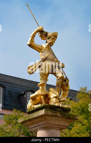 Georgsbrunnen, Markt, Eisenach, Thuringe, Allemagne Banque D'Images