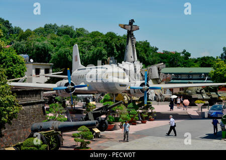 Flugzeuge, Museum fuer Militaergeschichte, Dien Bien Phu, Hanoi, Vietnam Banque D'Images