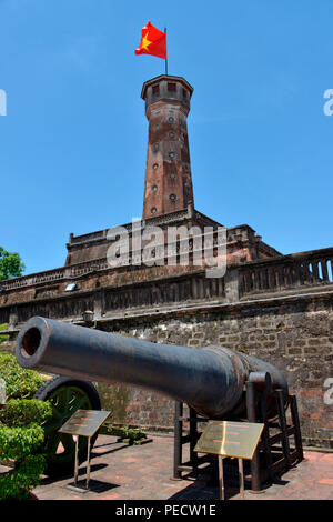 Lit Flaggenturm Militaergeschichte Co, Museum fuer, Dien Bien Phu, Hanoi, Vietnam Banque D'Images