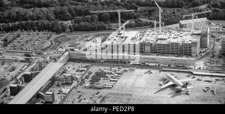 L'aéroport de Manchester au cours de 1350, le nouveau projet de construction du terminal Banque D'Images