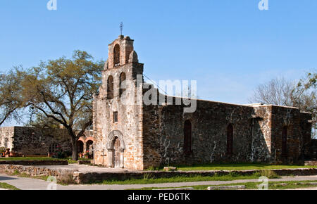 Mission Espada San Antonio Missions National Park Banque D'Images