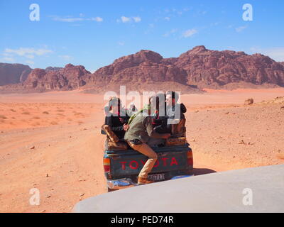 Wadi Rum, Jordanie Banque D'Images