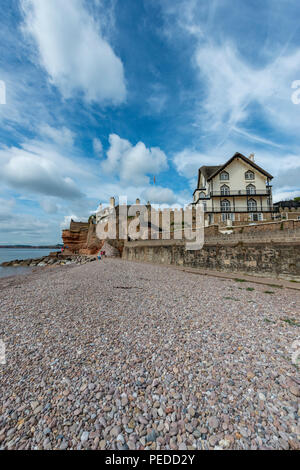 Front de Mer, Sidmouth, Devon. UK Banque D'Images