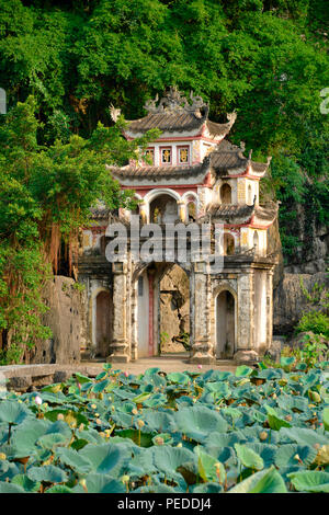 Pagode Bich Dong, Ninh Binh, Vietnam Banque D'Images