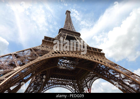 Paris, France - Tour Eiffel. UNESCO World Heritage Site. Banque D'Images