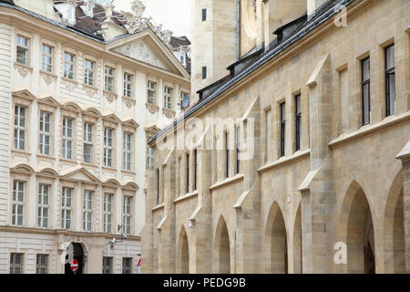 Vienne, Autriche - rue de la vieille ville. La vieille ville est un patrimoine mondial de l'UNESCO. Banque D'Images