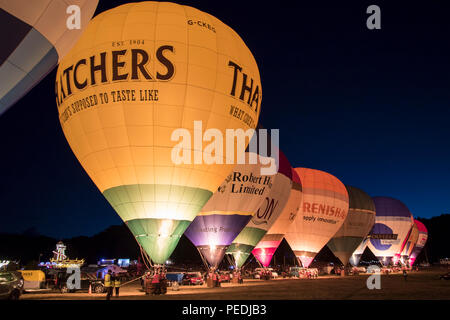 Bristol International Balloon Fiesta 2018 tenue à Ashton Court Estate , Bristol Banque D'Images