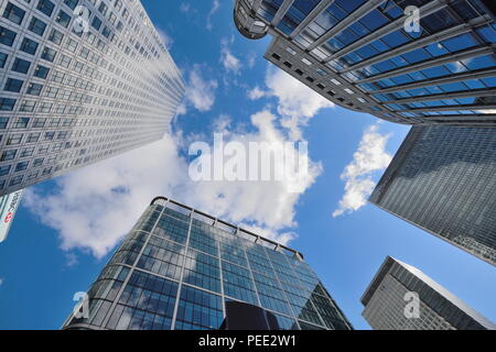 Gratte-ciel dans la ville de Londres Banque D'Images