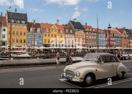 Nyhavn, Copenhague, Danemark Banque D'Images