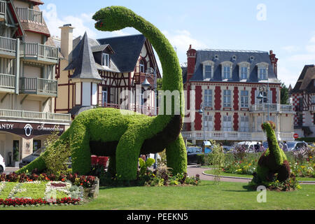 Villers-sur-mer, Normandie France Banque D'Images