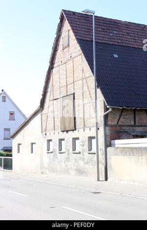 Décor d'une vieille rue typique allemand, Studio Babelsberg, Potsdam, Allemagne Banque D'Images ...