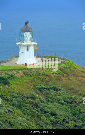 Phare du cap Reinga, île du Nord, Nouvelle-Zélande Banque D'Images