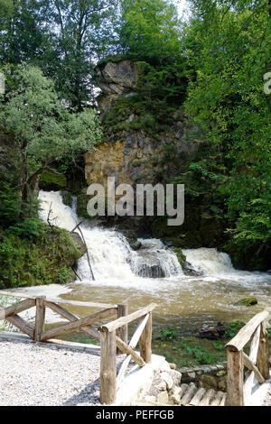 ' Cascade gifle", dans Marofom pod Polje, Mrzlo, Slovénie Savinjska Banque D'Images