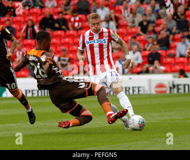 STOKE CITY V BRENTFORD 2018 Banque D'Images