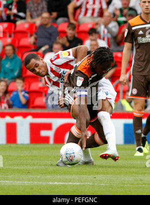 STOKE CITY V BRENTFORD 2018 Banque D'Images