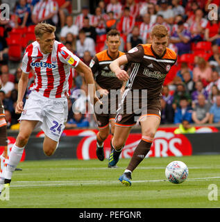 STOKE CITY V BRENTFORD 2018 Banque D'Images