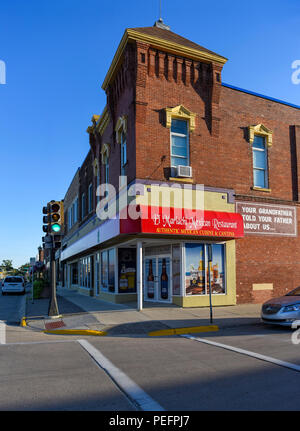 Main Street, Austin, au Minnesota Banque D'Images