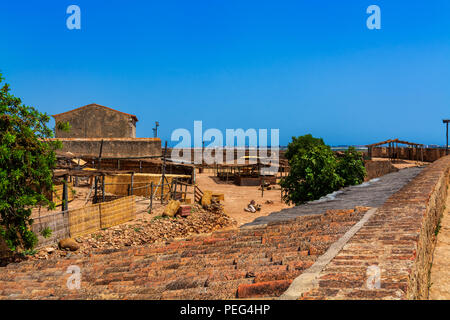 Castro Marim Portugal. 3 août 2018. Avis de Castro Marim Village en Algarve au Portugal.Castro Marim, Portugal. Banque D'Images