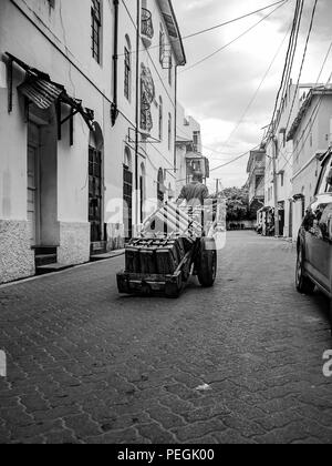 Vieille ville de Mombasa Banque D'Images