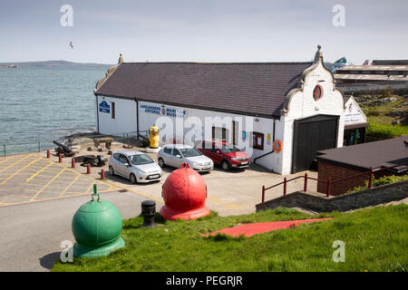 Royaume-uni, Pays de Galles, Anglesey, Holy Island, Holyhead, Musée Maritime de 1830 Poste de recherche et sauvetage Banque D'Images