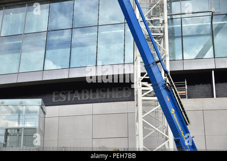 White Hart Lane, Londres, Royaume-Uni. 15 août 2018. Tottenham Hotspur nouveau stade de White Hart Lane est ouverture retardée en raison de problèmes de sécurité. Crédit : Matthieu Chattle/Alamy Live News Banque D'Images