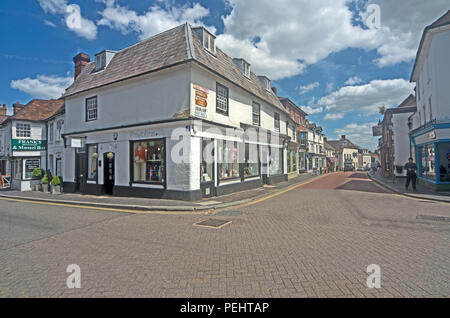 West Malling Kent Boutiques High Street UK Banque D'Images