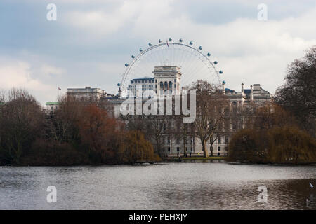 St James's Park, à Londres, en Angleterre. Banque D'Images