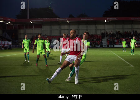 Salford City FC 2-1 Halifax Town FC. Vanorama Ligue Nationale. Le stade de la péninsule, Salford. Banque D'Images