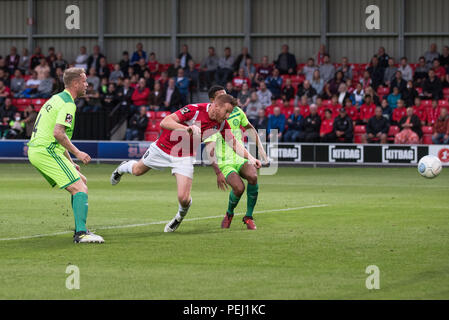 Salford City FC 2-1 Halifax Town FC. Vanorama Ligue Nationale. Le stade de la péninsule, Salford. Banque D'Images