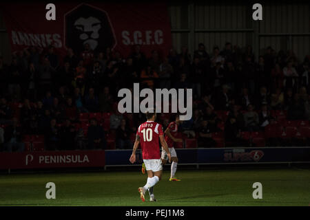 Salford City FC 2-1 Halifax Town FC. Vanorama Ligue Nationale. Le stade de la péninsule, Salford. Banque D'Images