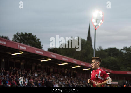 Salford City FC 2-1 Halifax Town FC. Vanorama Ligue Nationale. Le stade de la péninsule, Salford. Banque D'Images