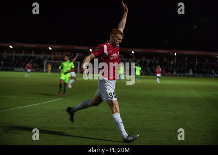 Salford City FC 2-1 Halifax Town FC. Vanorama Ligue Nationale. Le stade de la péninsule, Salford. Banque D'Images