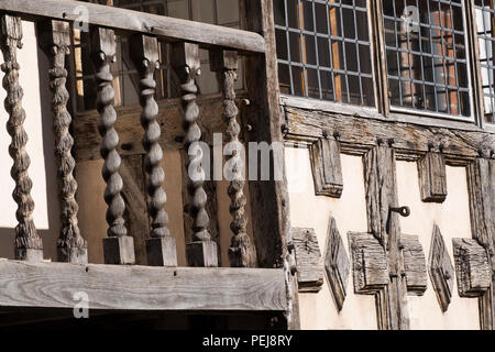 Raynalds dans le centre de Much Wenlock, Shropshire, Angleterre. Banque D'Images