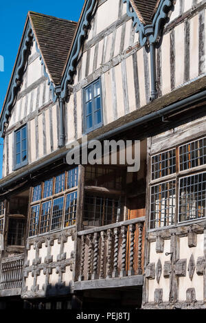 Raynalds dans le centre de Much Wenlock, Shropshire, Angleterre. Banque D'Images