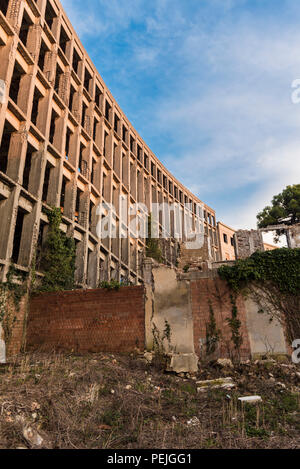 L'Italie, Cervia, structure abandonnée, une ancienne colonie de 1940, utilisé dans le passé comme résidence d'été pour les enfants Banque D'Images