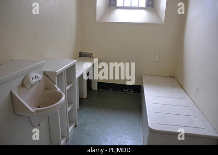 La prison de Shrewsbury, appelé le Dana, qui a fermé en 2013 et est maintenant ouverte pour des visites de prison. Visite guidée. Abandonné, de l'épave. Banque D'Images