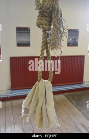 Prix d'exécution à la prison de Shrewsbury, appelé le Dana, qui a fermé en 2013 et est maintenant ouverte pour des visites de prison. Visite guidée. Abandonné, de l'épave. Banque D'Images