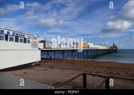 Teignmouth Pier, Teignmouth Devon, Angleterre, Royaume-Uni Banque D'Images