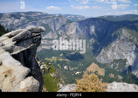 Point de vue, la Vallée Yosemite Yosemite National Park, California, USA Banque D'Images